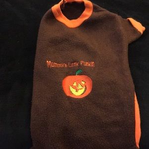 Small dog fleece Halloween Fall Thanksgiving PJ